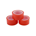 Red Liner Polyester Film Acrylic Adhesive Double Sided PET Tape